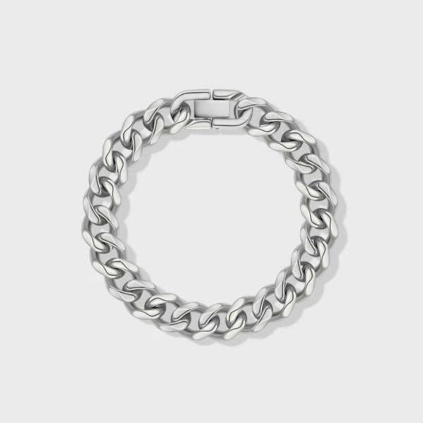 CUBAN LINK BRACELET (SILVER) - 12MM