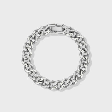 CUBAN LINK BRACELET (SILVER) - 12MM