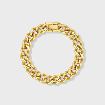CUBAN LINK BRACELET (GOLD) - 12MM
