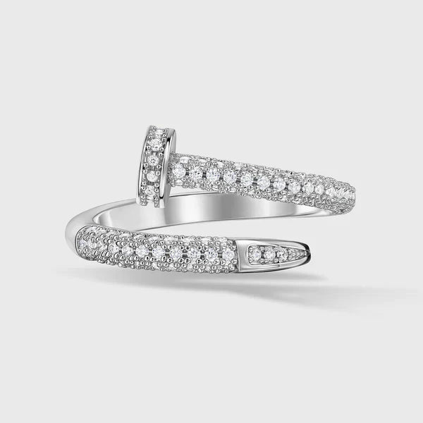 NAIL RING (SILVER)