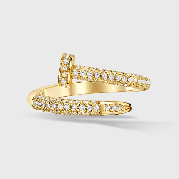 WOMEN NAIL RING (GOLD)