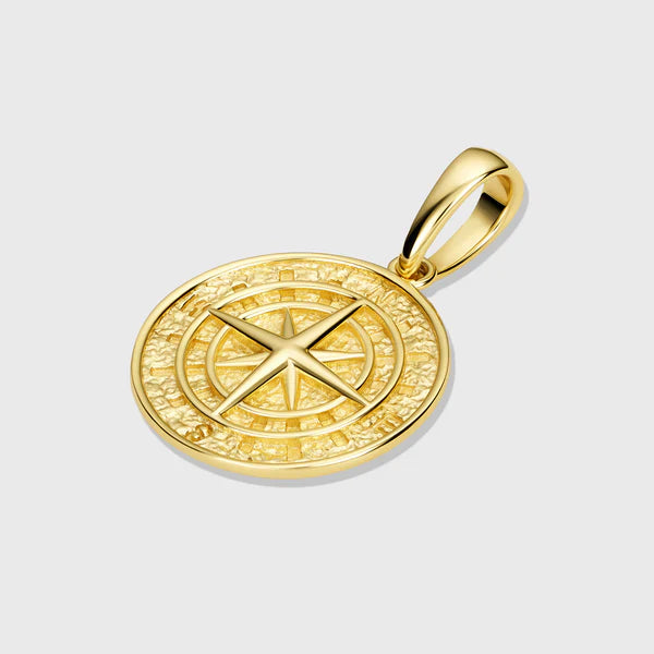 COMPASS PENDANT (GOLD)