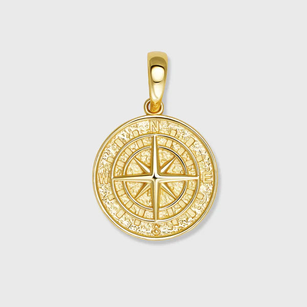 COMPASS PENDANT (GOLD)