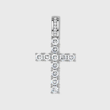 SMALL CROSS PENDANT (SILVER)