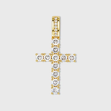 SMALL CROSS PENDANT (GOLD)