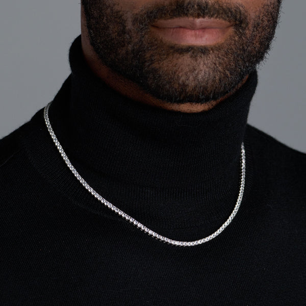 TENNIS CHAIN (SILVER) - 3MM