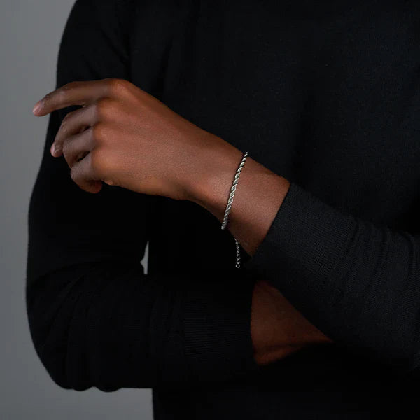 ROPE BRACELET (SILVER) - 4MM