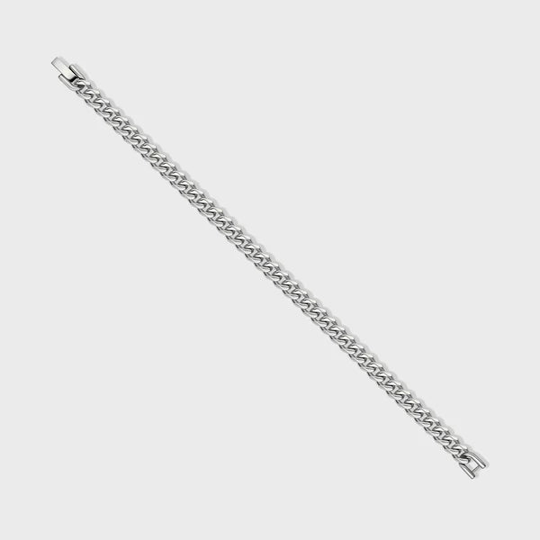 CUBAN LINK BRACELET (SILVER) - 5MM