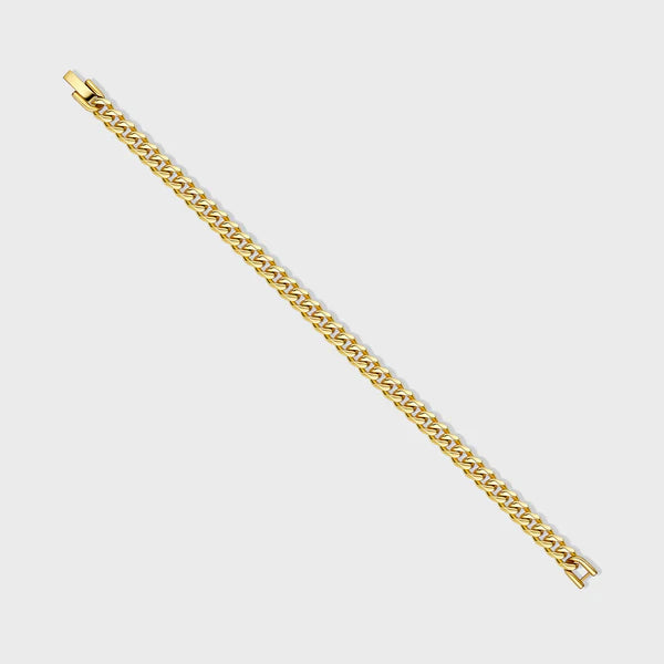CUBAN LINK BRACELET (GOLD) - 5MM