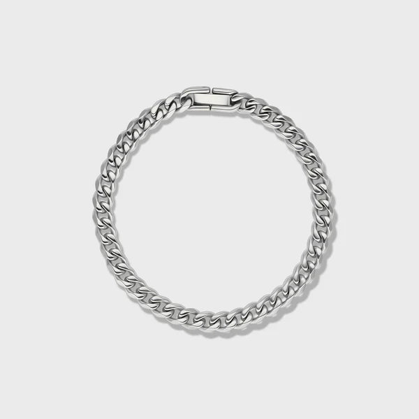 CUBAN LINK BRACELET (SILVER) - 5MM