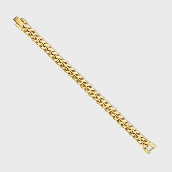 CUBAN LINK BRACELET (GOLD) - 10MM