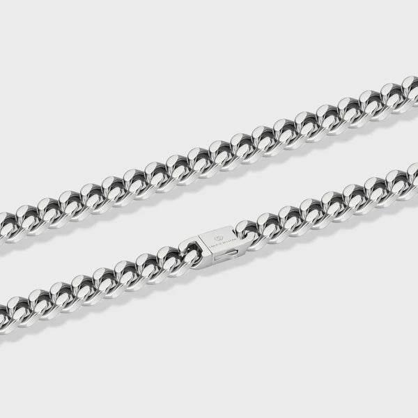 CUBAN LINK CHAIN (SILVER) - 12MM