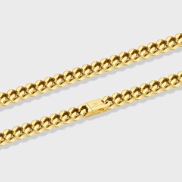 CUBAN LINK CHAIN (GOLD) - 12MM