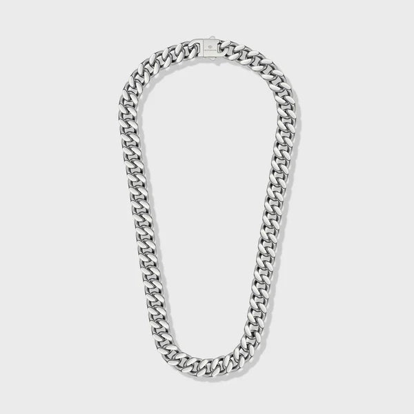 CUBAN LINK CHAIN (SILVER) - 16MM