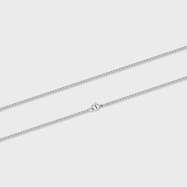 MICRO CUBAN LINK CHAIN (SILVER)