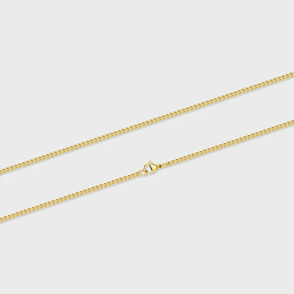 MICRO CUBAN LINK CHAIN (GOLD)