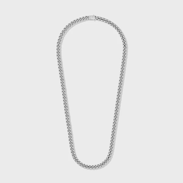 CUBAN LINK CHAIN (SILVER) - 5MM