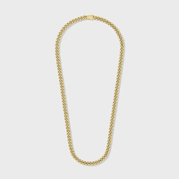 WOMEN'S CUBAN CHAIN (GOLD) - 5MM