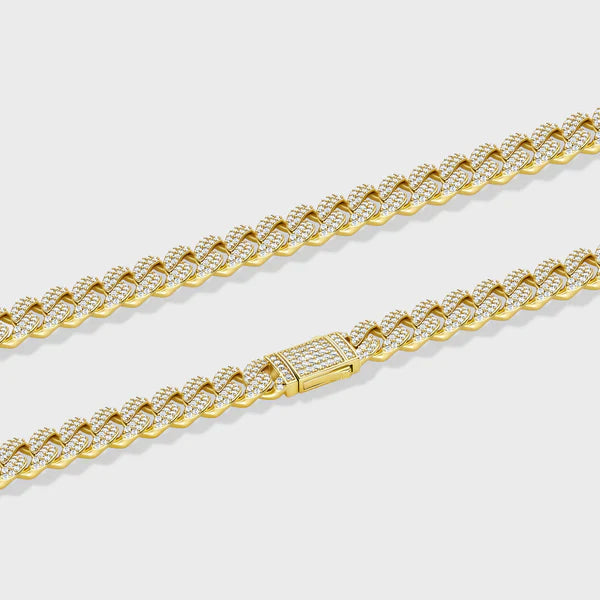 ICED CUBAN CHAIN (GOLD) - 12MM
