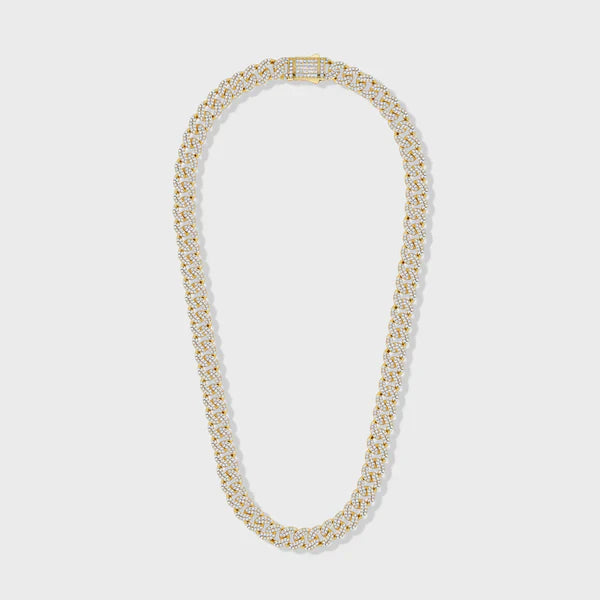 ICED CUBAN CHAIN (GOLD) - 12MM