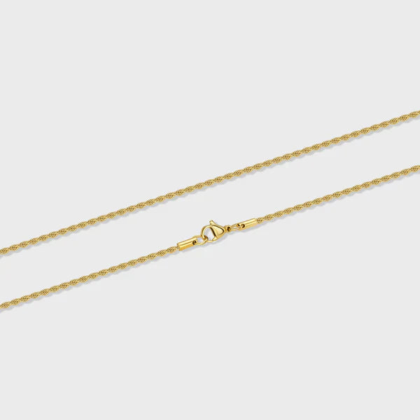 ROPE CHAIN (GOLD) - 2MM