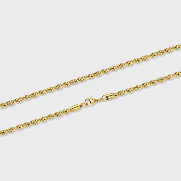 ROPE CHAIN (GOLD) - 4MM