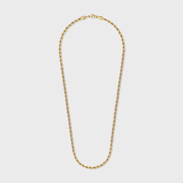 ROPE CHAIN (GOLD) - 4MM