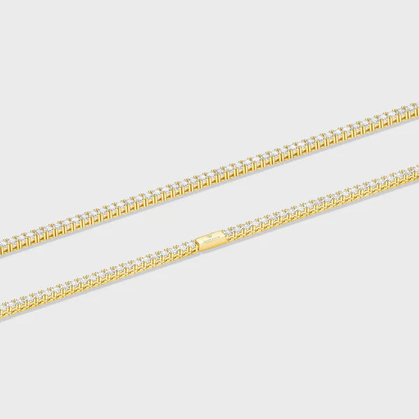 WOMEN'S TENNIS CHAIN (GOLD) - 3MM