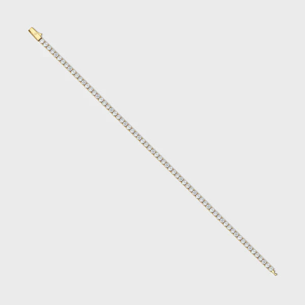WOMEN'S TENNIS BRACELET (GOLD) - 3MM