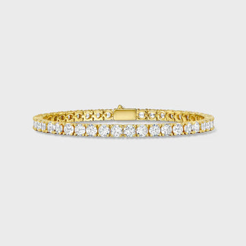 WOMEN'S TENNIS BRACELET (GOLD) - 5MM