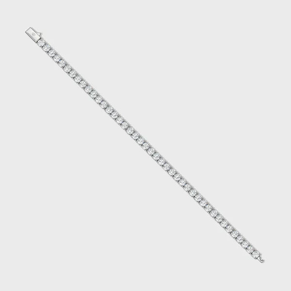 WOMEN'S TENNIS BRACELET (SILVER) - 5MM