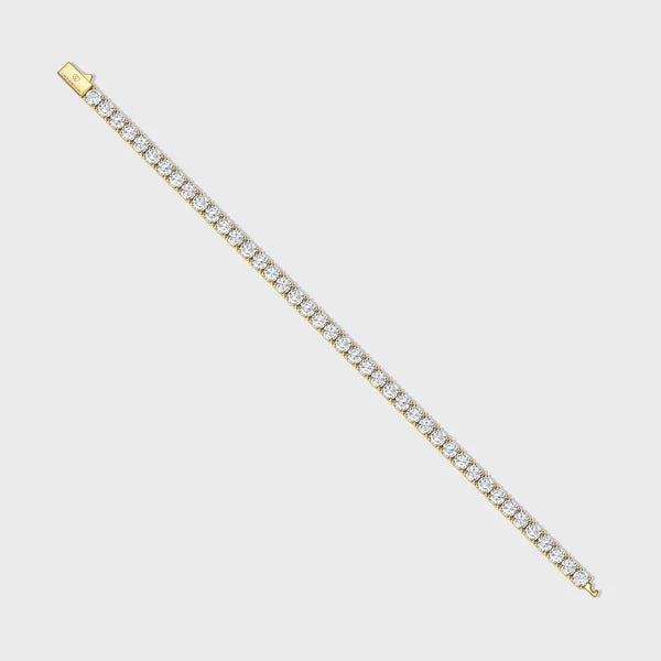 WOMEN'S TENNIS BRACELET (GOLD) - 5MM