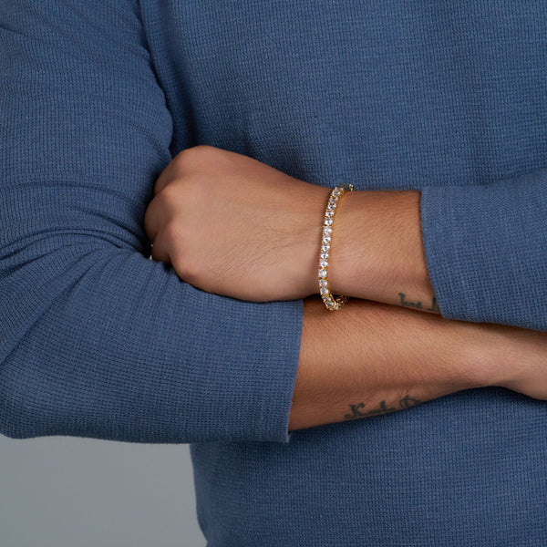 TENNIS BRACELET (GOLD) - 5MM
