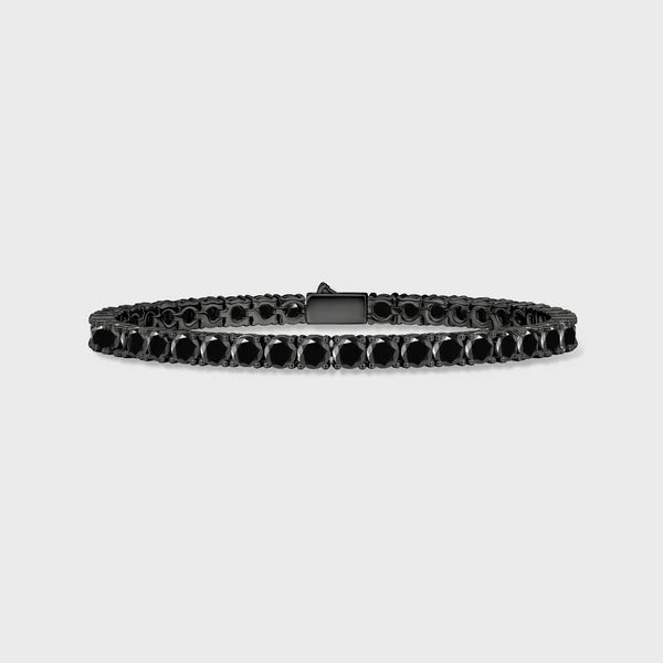 TENNIS BRACELET (BLACK) - 4MM