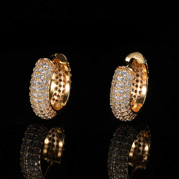 WOMEN ETERNITY EARRINGS (GOLD)