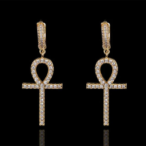 ANKH EARRINGS (GOLD)