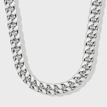 CUBAN LINK CHAIN (SILVER) - 12MM