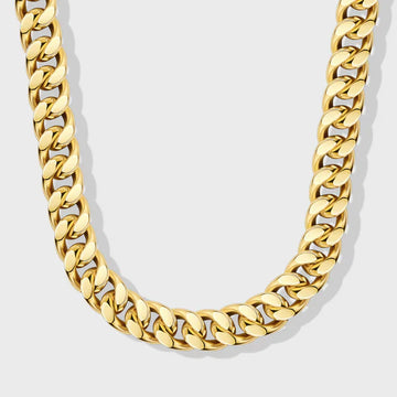 CUBAN LINK CHAIN (GOLD) - 12MM
