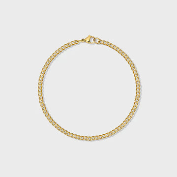 MICRO CUBAN BRACELET (GOLD)