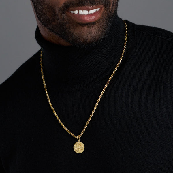 COMPASS PENDANT (GOLD)