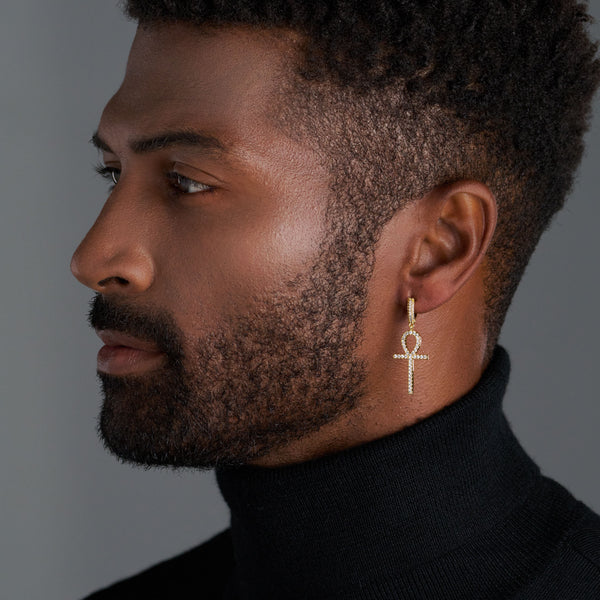 ANKH EARRINGS (GOLD)