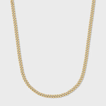 MICRO CUBAN LINK CHAIN (GOLD)