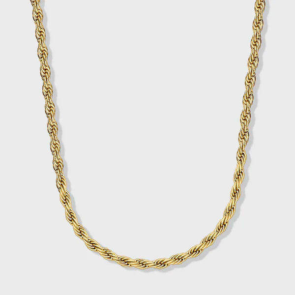 ROPE CHAIN (GOLD) - 4MM