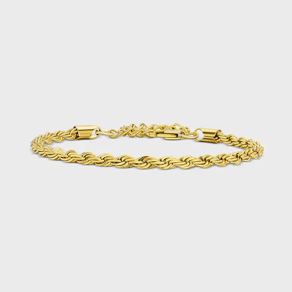 ROPE BRACELET (GOLD) - 4MM