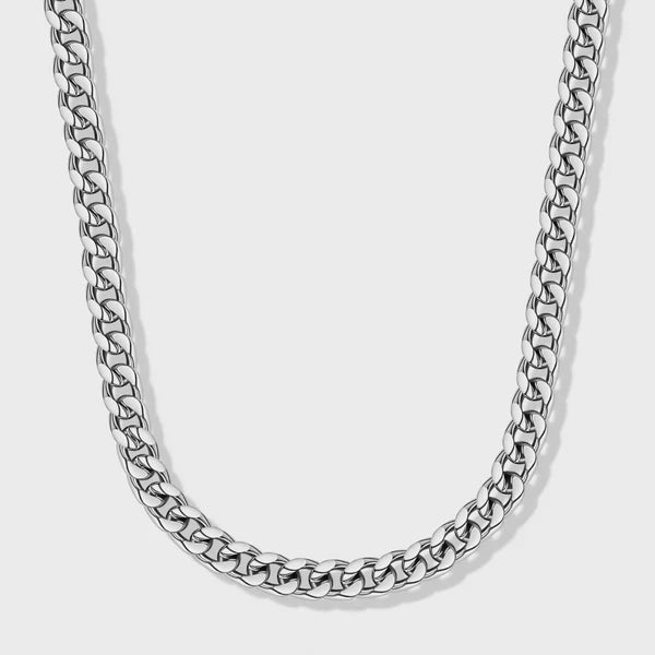 CUBAN LINK CHAIN (SILVER) - 5MM